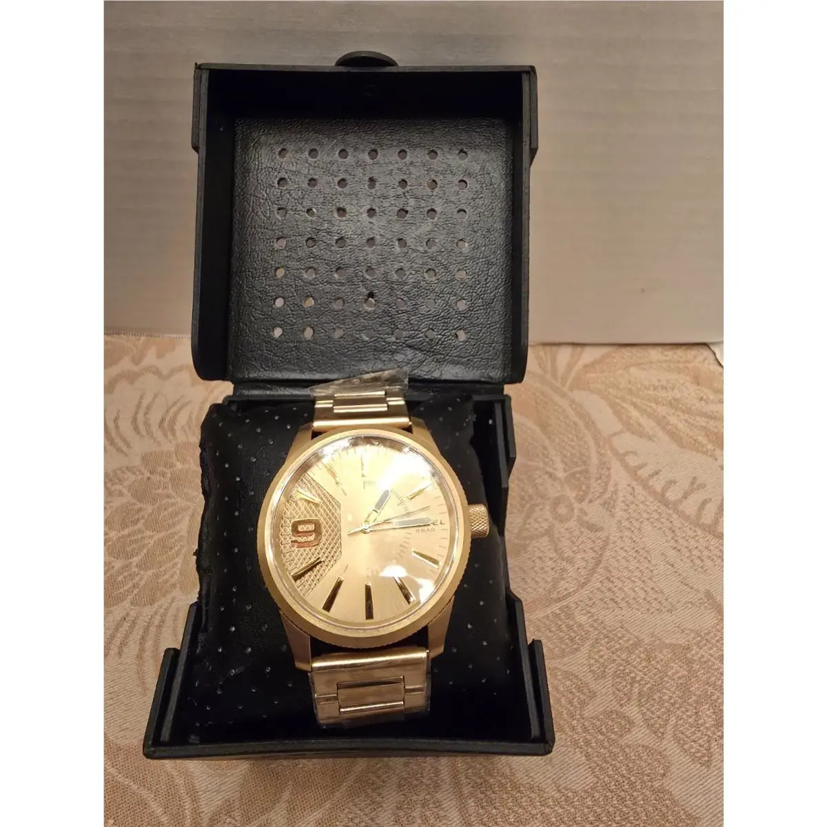 Diesel Men`s Gold Stainless Steel Watch DZ1761