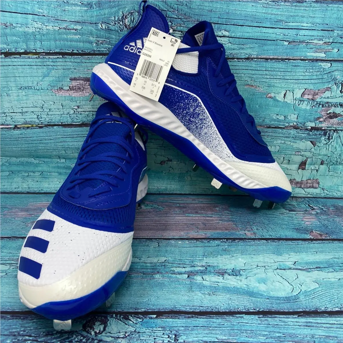 Adidas shoes - Icon V Bounce - Icon Bounce - Blue / White (UPC: 192615177779) 1