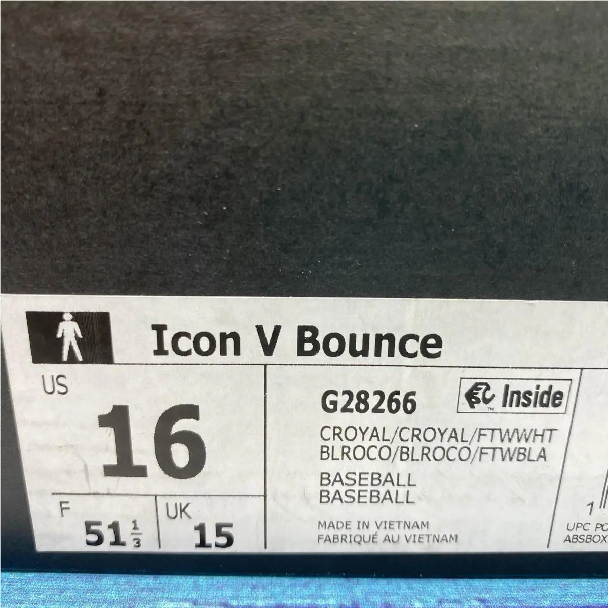 Adidas shoes - Icon V Bounce - Icon Bounce - Blue / White (UPC: 192615177779) 7