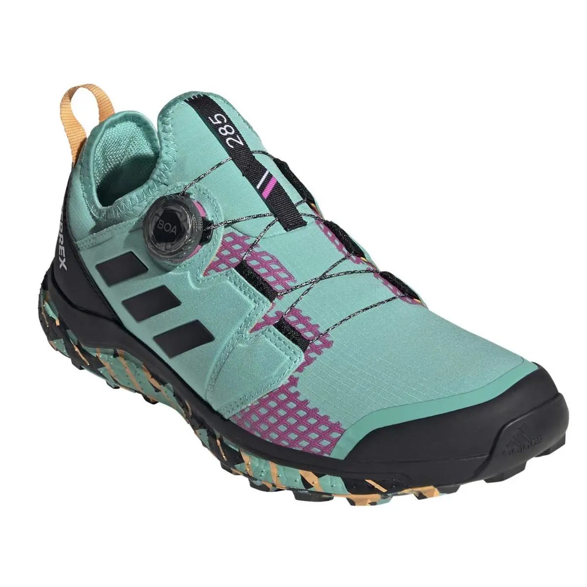 FY9457 Mens Adidas Terrex Agravic Boa Shoes Acid Mint/core Black/pink Size 7 M - Green