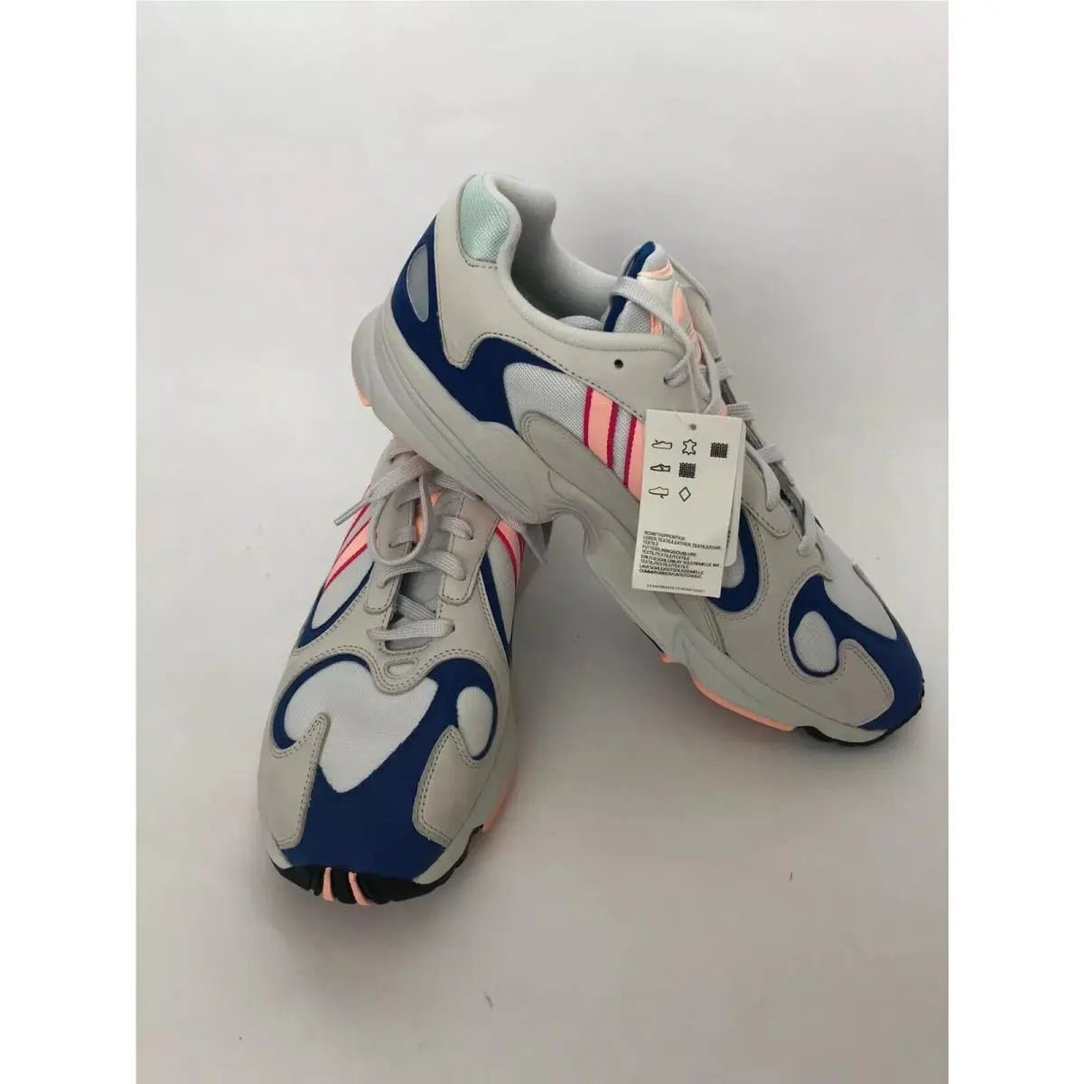 Adidas Men Shoes Size 13.5 Multicolor Three Leaf Sneakers