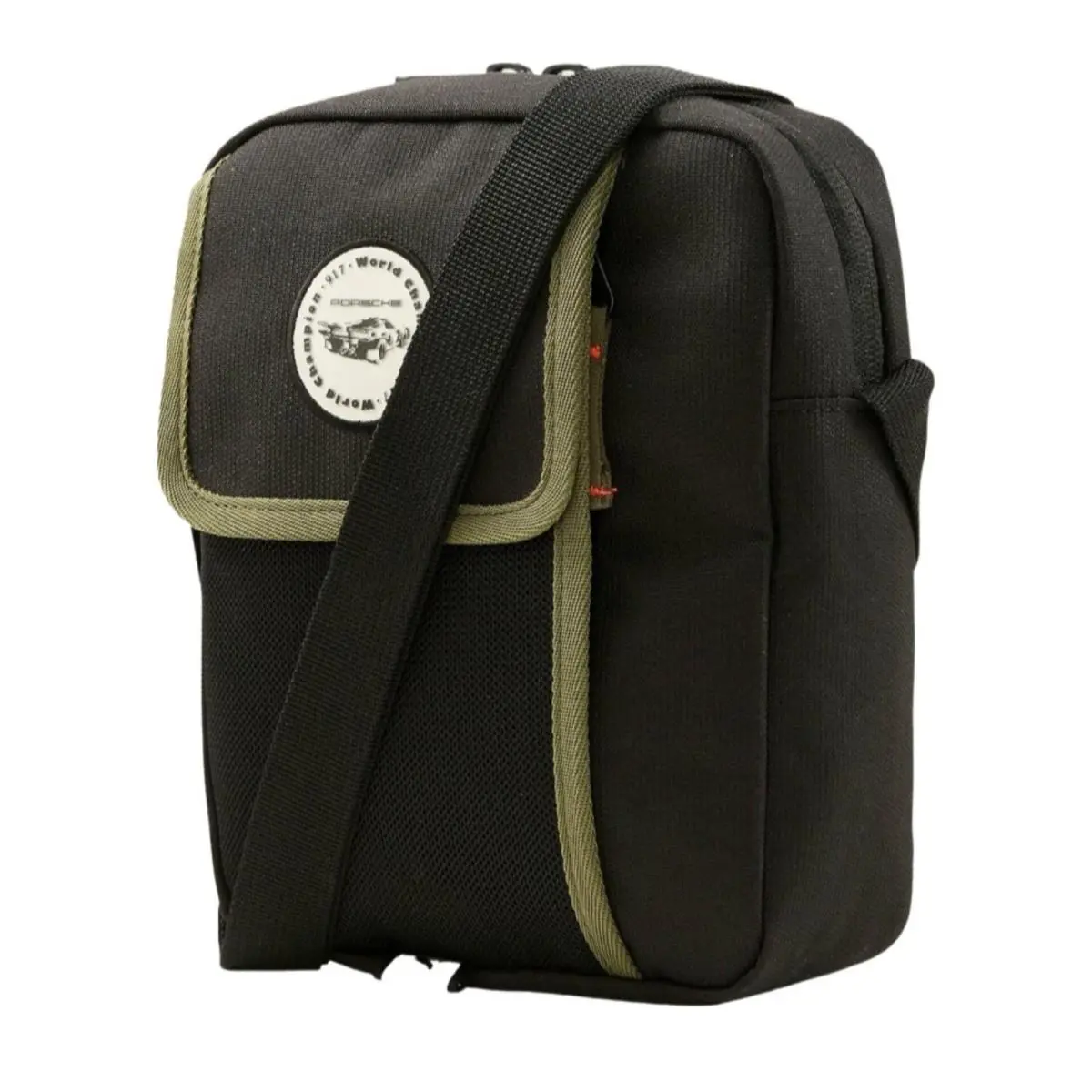 Puma Mens Porsche Legacy Statement Crossbody Bag Travel Casual - Black