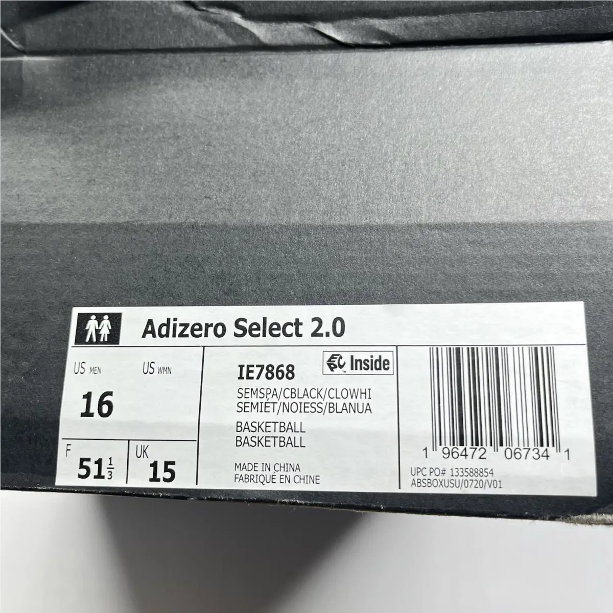 Adidas shoes - adidas Adizero Select 2.0 Basketball - IE7868 - Yellow 12