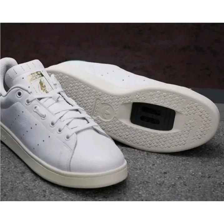 Adidas Velostan Stan Smith Cycling Shoes White Green Mens Size U.s. 10