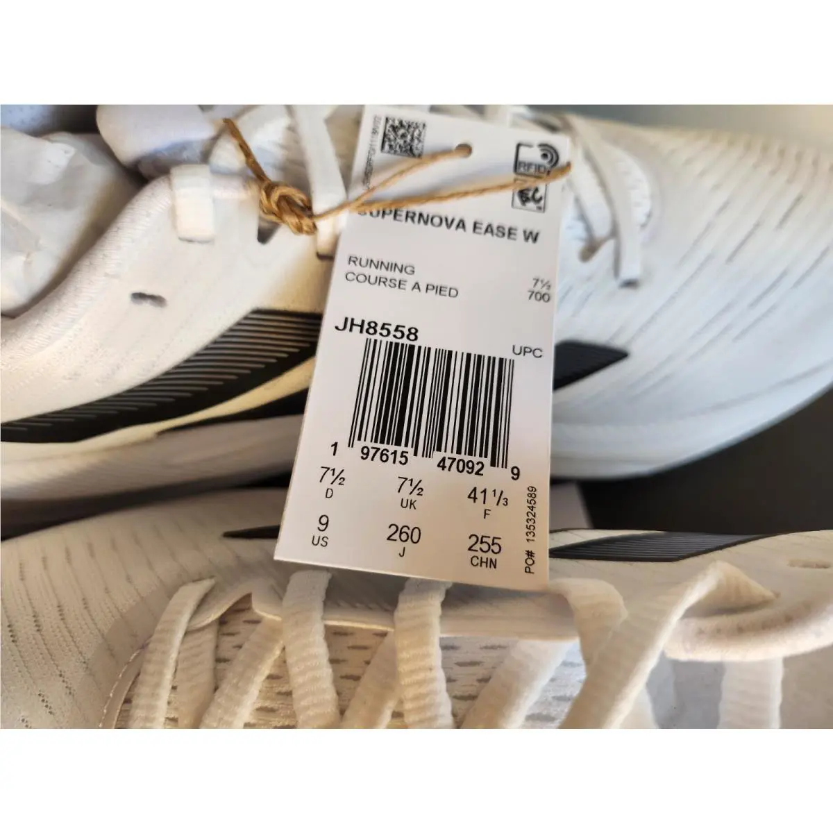Adidas shoes - Supernova Ease - Supernova Ease - JH8558 - White 9