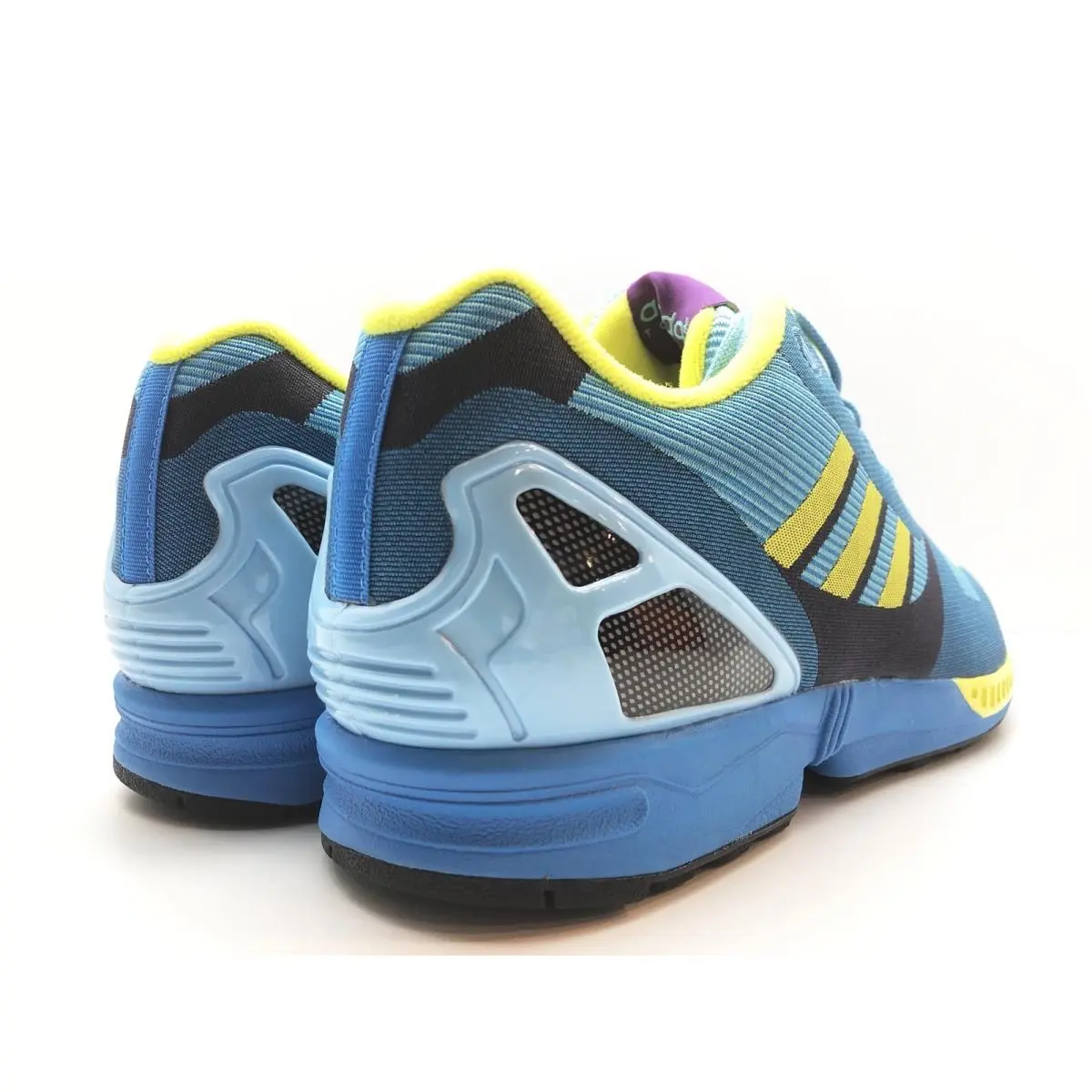 Adidas shoes - ORIGINALS ZX FLUX WEAVE OG - M21788 - AQUA/PURPLE/YELLOW 1
