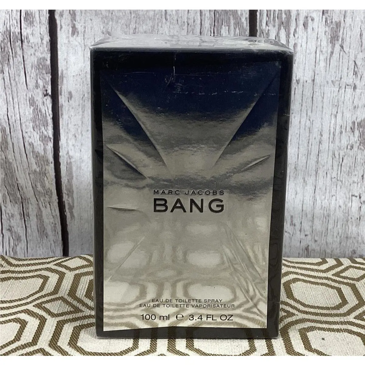 Marc Jacobs Bang Eau De Toilette Cologne Spray Men 3.4oz 100ml Rare Box