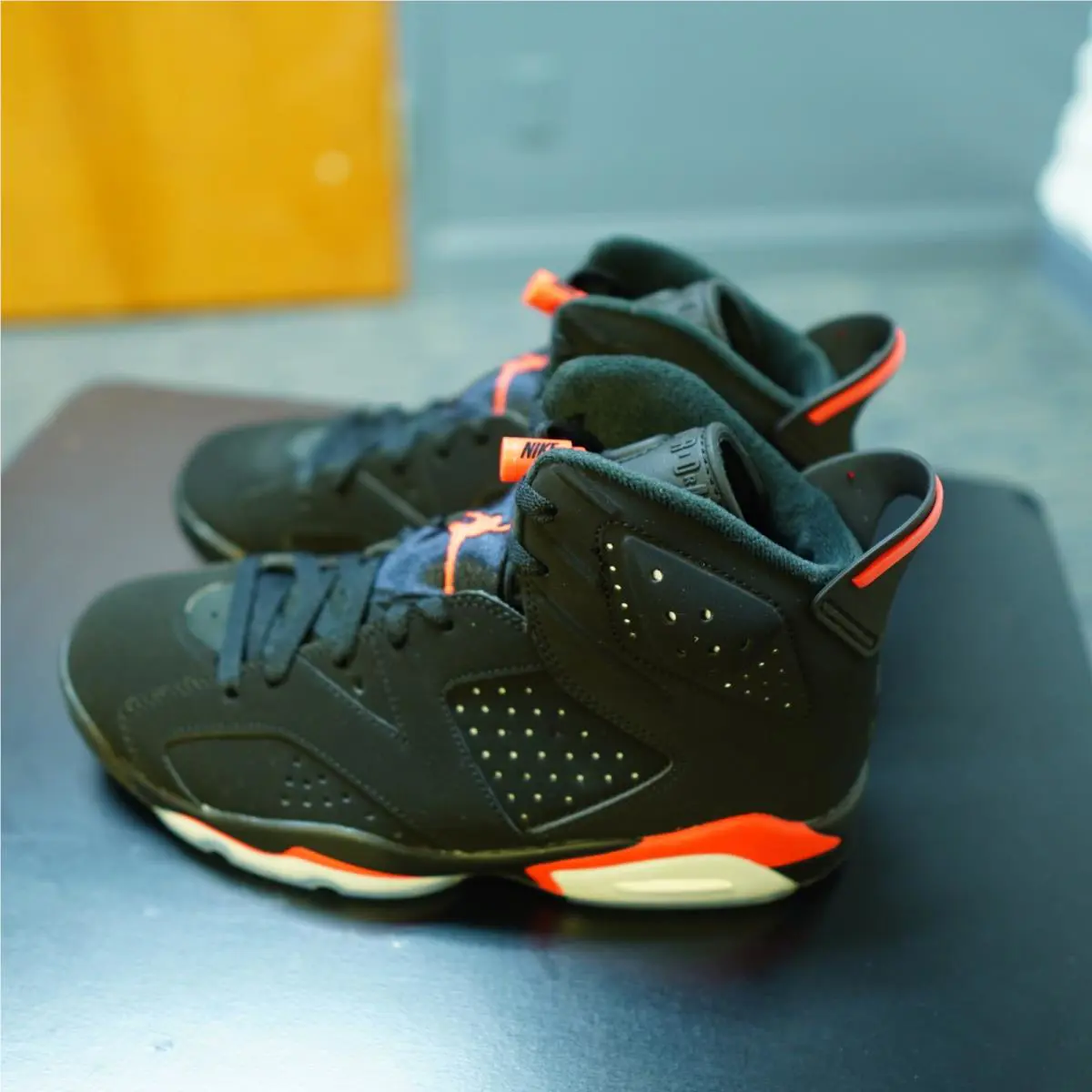 Nike shoes - Air Jordan Air Jordan 6 Retro - 384664-060 - Black/Infrared 23-Black 9