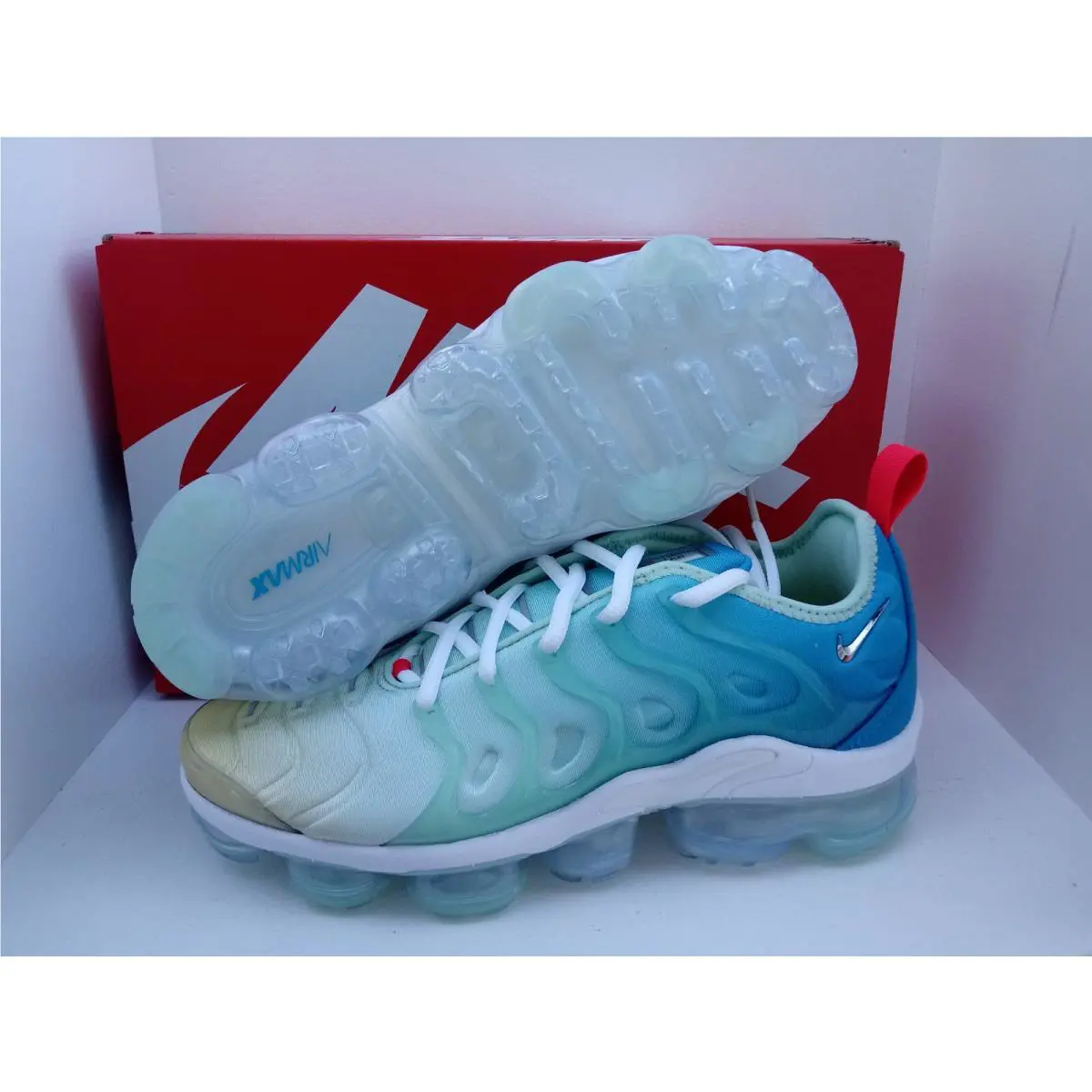 Nike shoes - Nike Air Vapormax Plus - Air Vapormax Plus - DQ7651-300 - MINT FOAM/METALLIC SILVER 0
