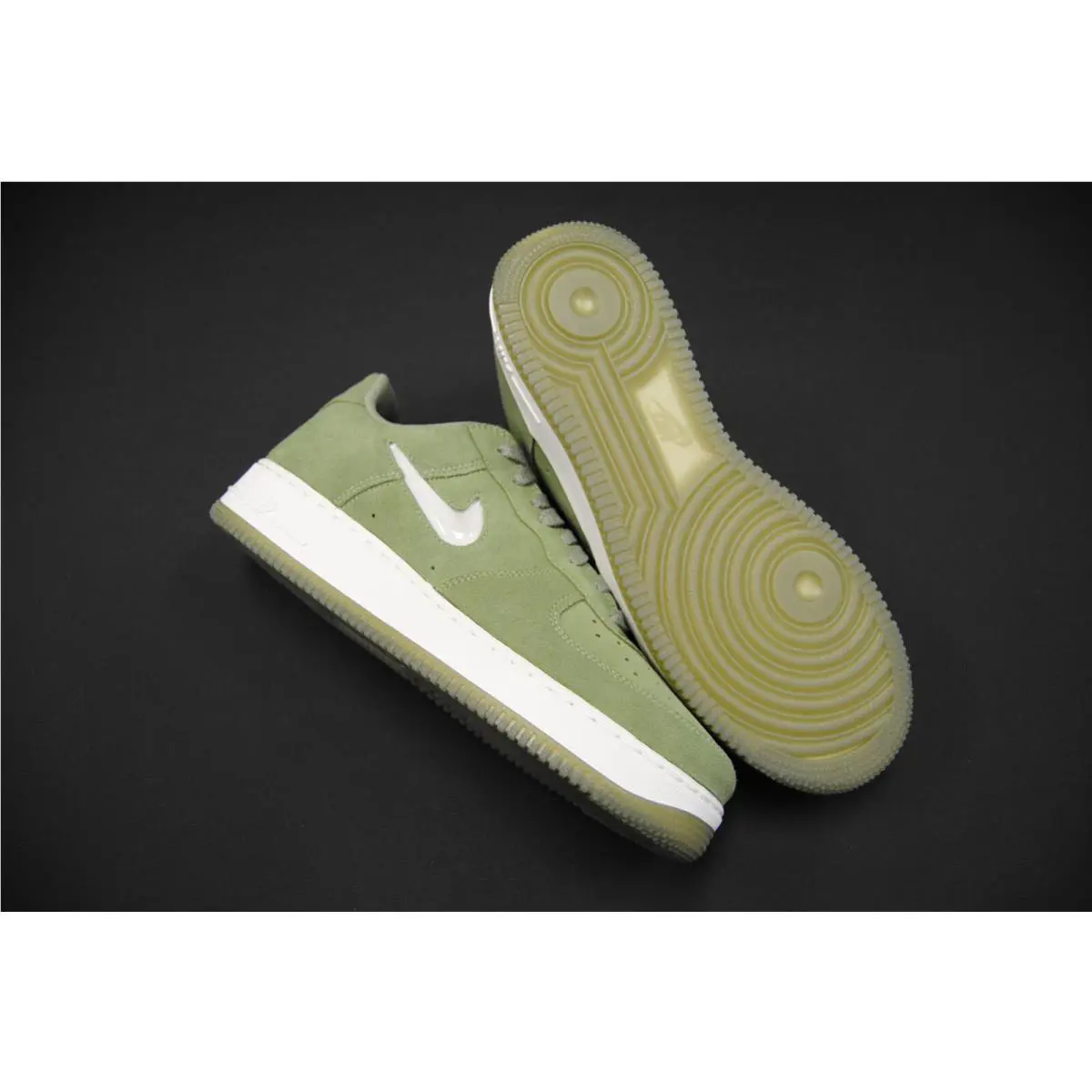 Nike shoes - Nike Air Force 1 - Air Force - DV0785-300 - GREEN & WHITE 1