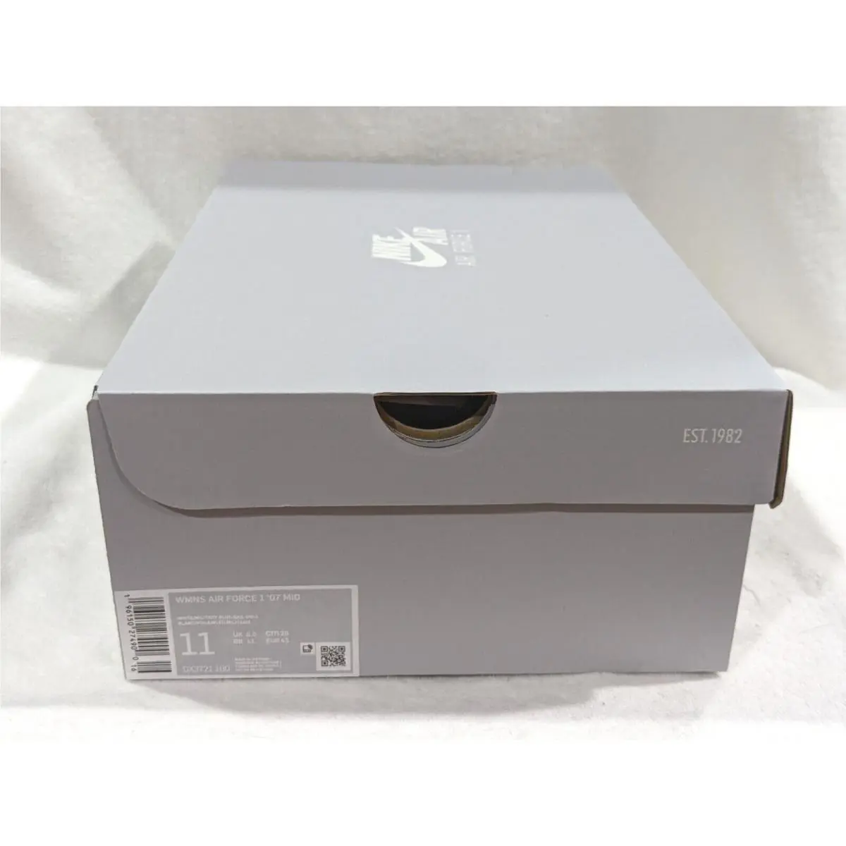 Nike shoes - Nike Air Foce 1 `07 Mid - DX3721-100 - White/Military Blue 11