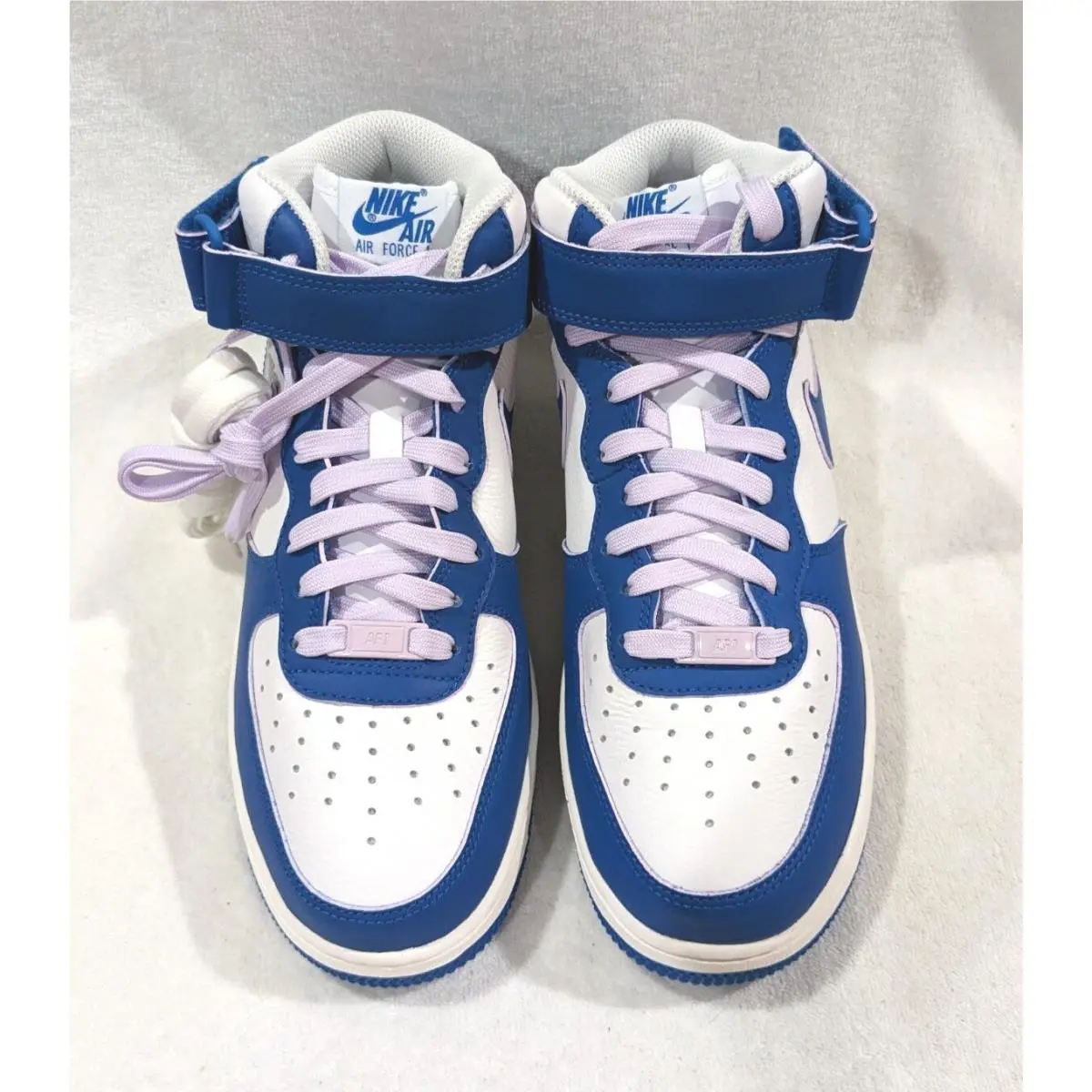 Nike shoes - Nike Air Foce 1 `07 Mid - DX3721-100 - White/Military Blue 1
