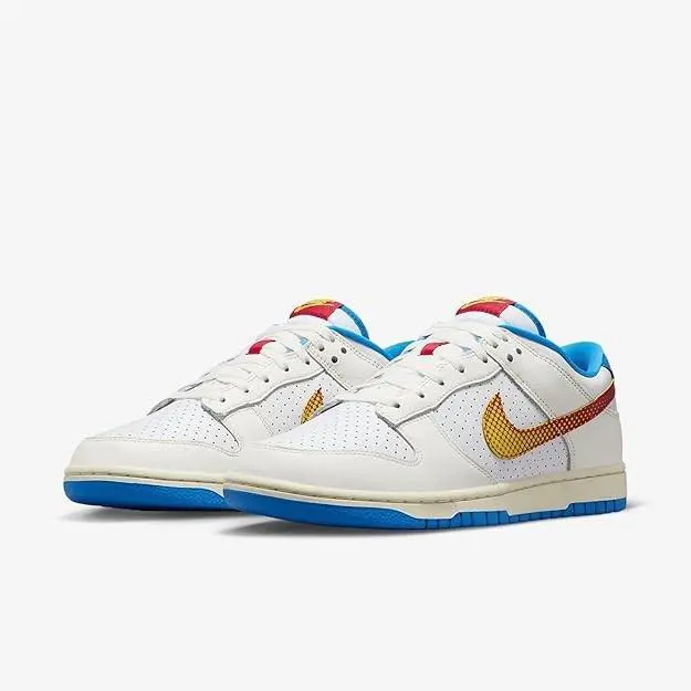 Nike shoes - Nike Dunks - Dunks - HQ3613-133 - Sail/University Red-Tour Yellow-Photo Blue-White 1