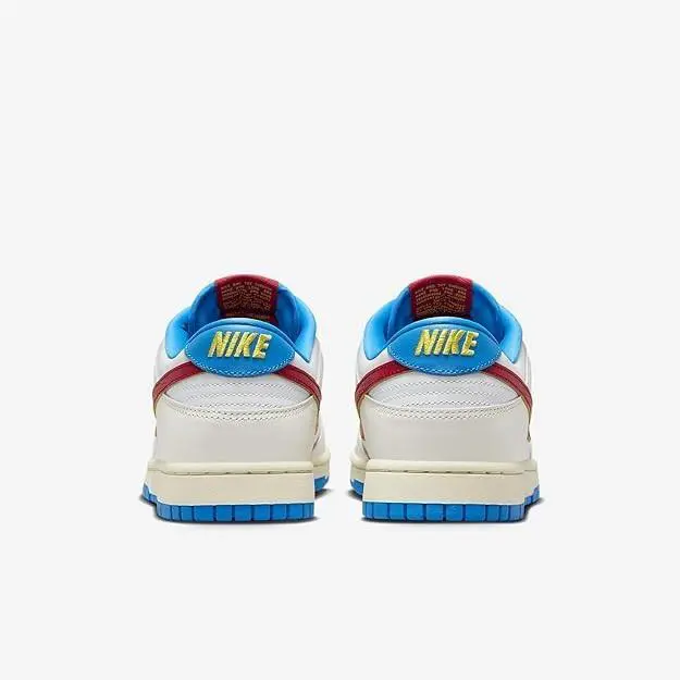 Nike shoes - Nike Dunks - Dunks - HQ3613-133 - Sail/University Red-Tour Yellow-Photo Blue-White 3