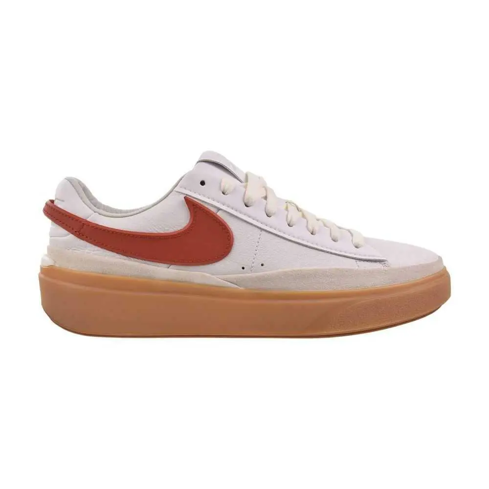 Nike Blazer Phantom Low Men`s Shoes White/dragon Red FN5820-100 - White/Dragon Red-Summit White-Gum Yellow