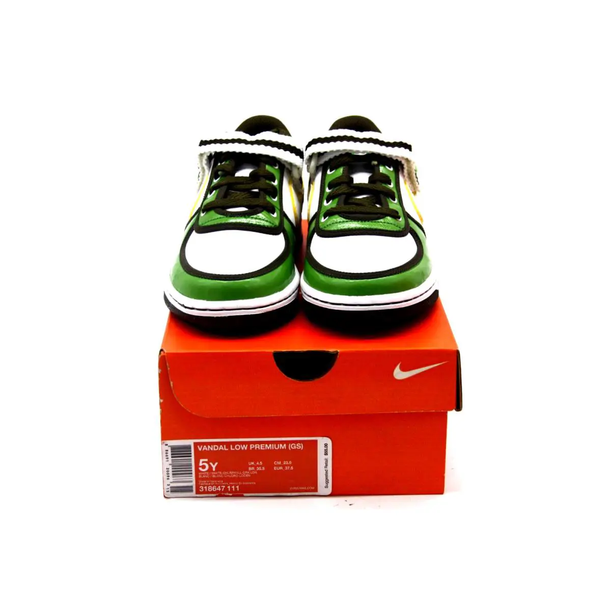 Nike shoes - Nike Vandal Low - Vandal Low - White/White-Chlorophyll-Dark Loden 7