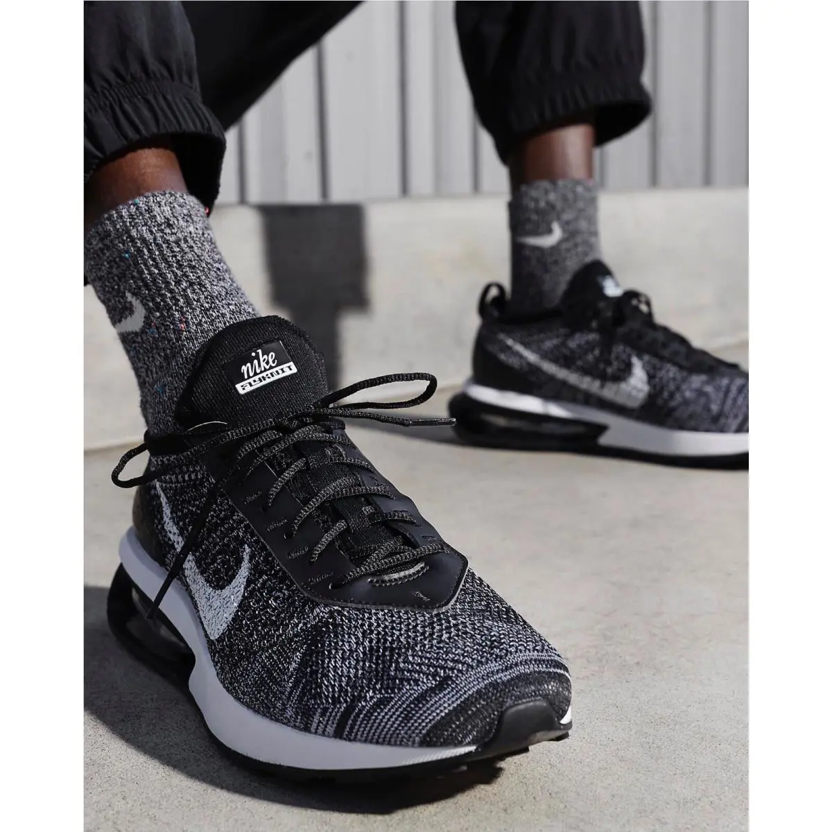 Nike shoes - Air Max Flyknit racer - Air Max Flyknit racer - DJ6106-001 - Black/White 7