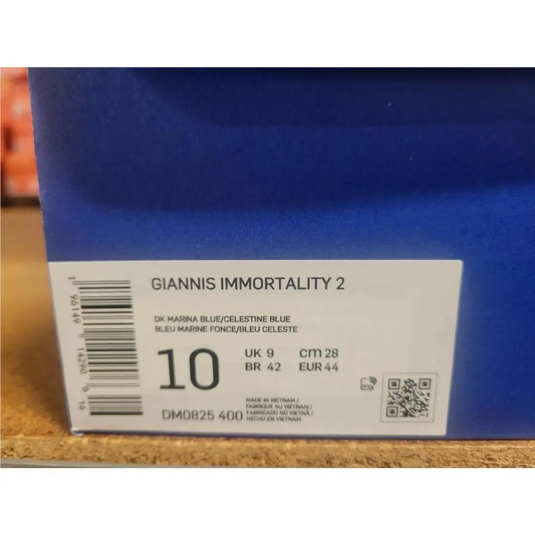 Nike shoes - Nike Giannis Immortality 2 - Giannis Immortality - DM0825 400 - DK Marina Blue Celestine 4