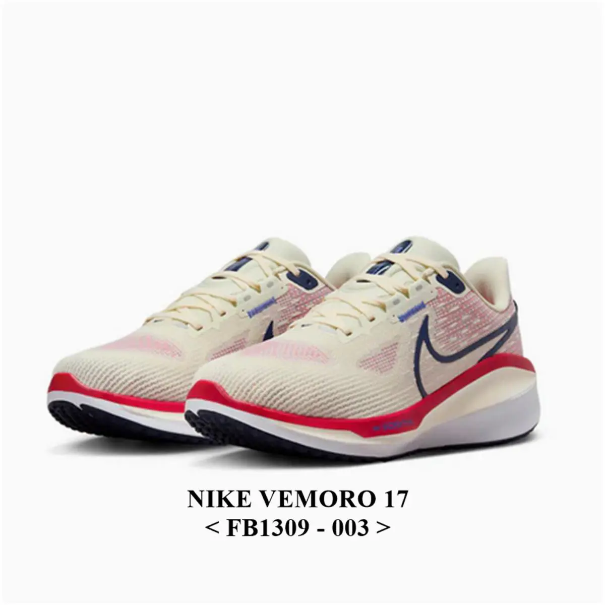 Nike shoes - Nike Vomero 17 - Vomero - Medium - Sea Glass/Midnight Navy 0