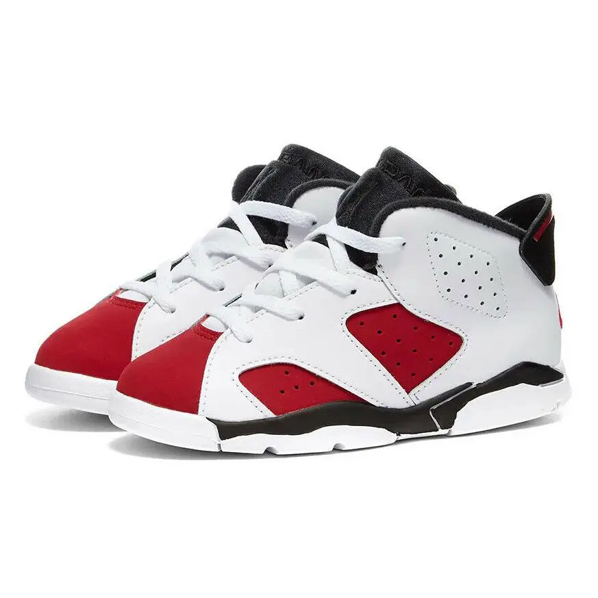 Nike shoes - Air Jordan 6 - Air - White/Carmine/Black 0