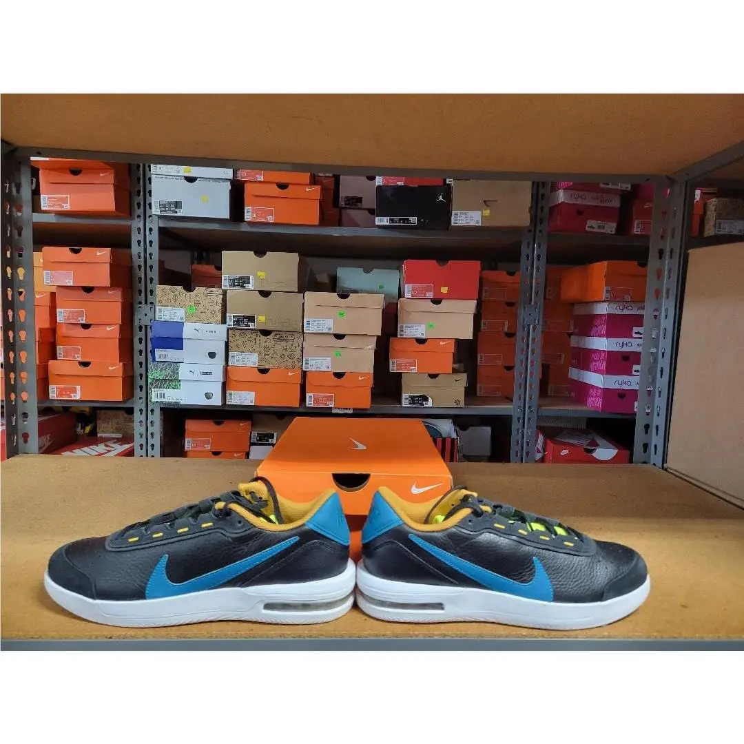 Nike shoes - Nike Air Max Vapor Wing PRM - CT3890 003 - Black Blustery Volt Gold Suede 0
