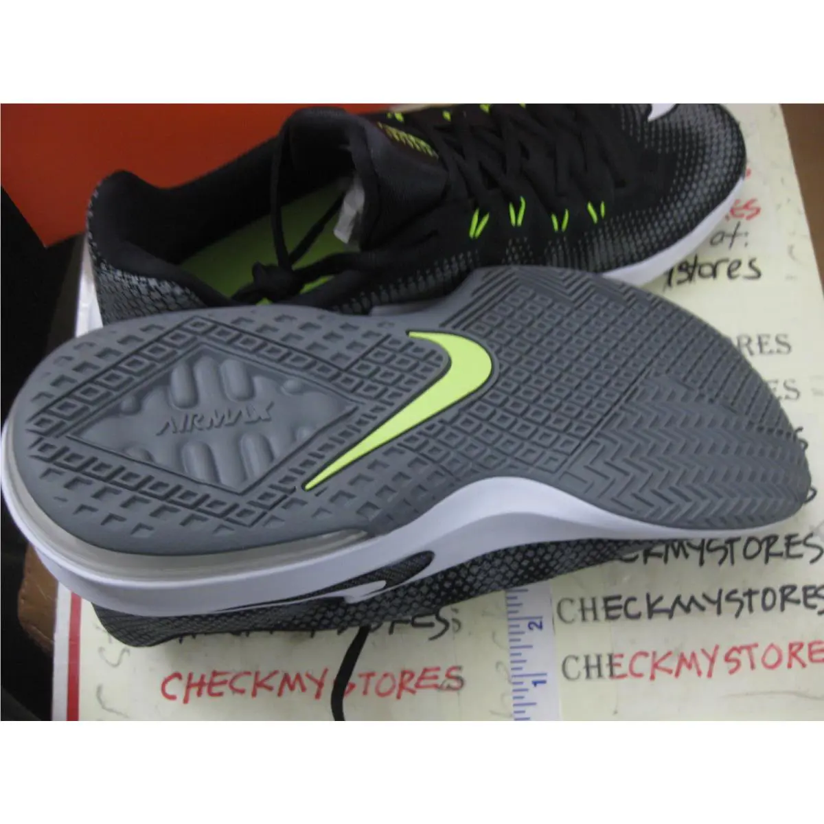Nike shoes - BLACK/WHITE-VOLT-COOL GREY 3