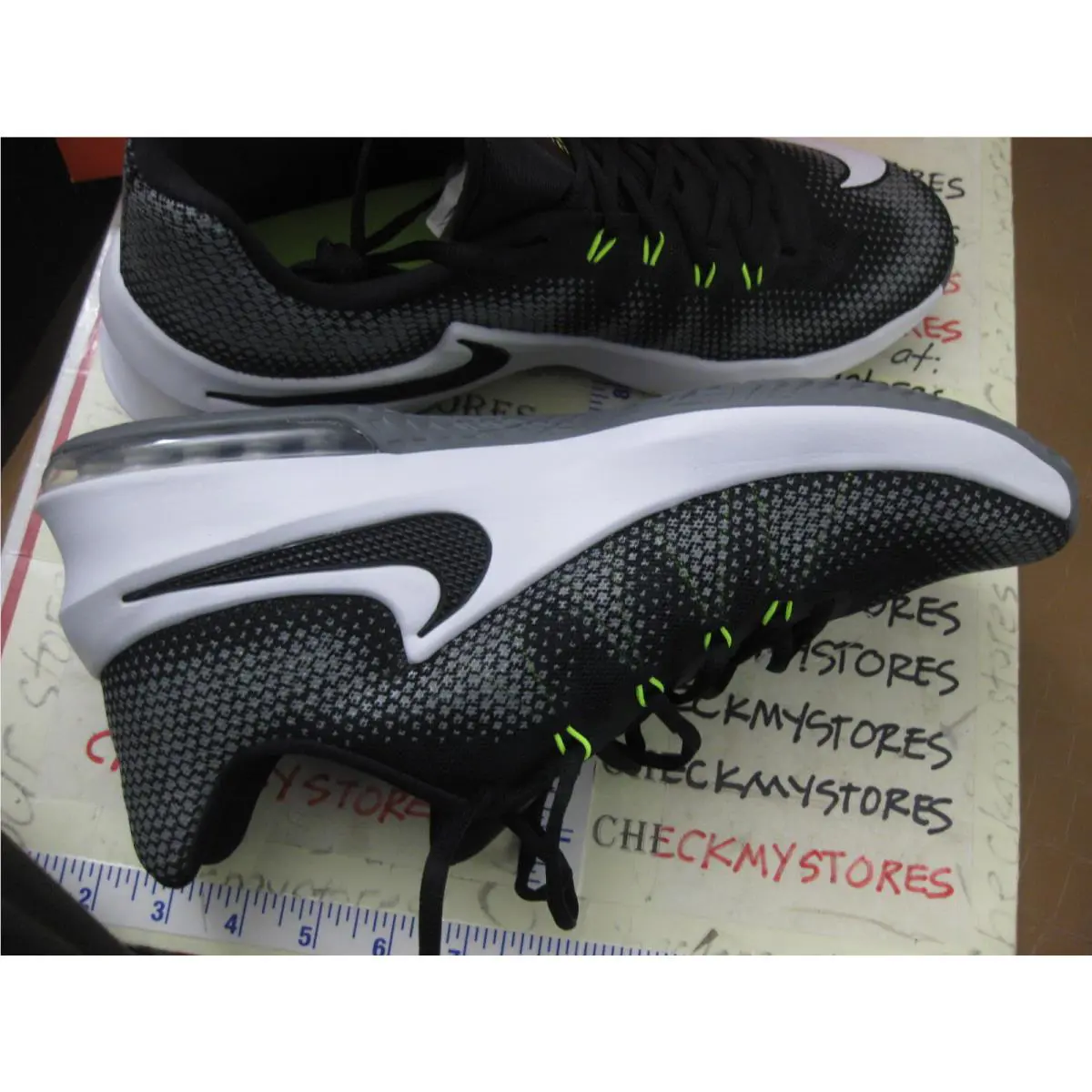 Nike shoes - BLACK/WHITE-VOLT-COOL GREY 4