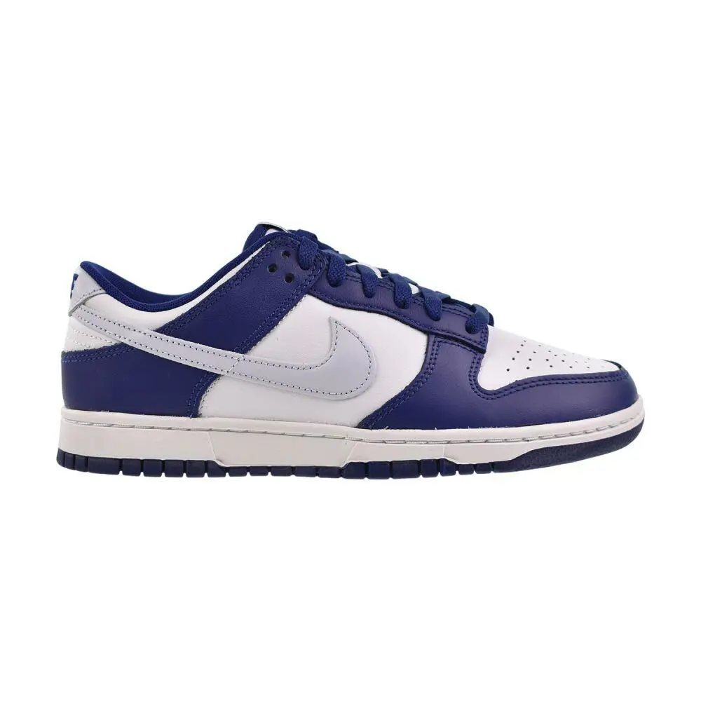 Nike Dunk Low Retro Men`s Shoes Deep Royal Blue/football Grey DV0833-401 - Deep Royal Blue/Football Grey