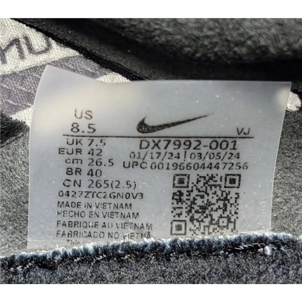 Nike shoes - Nike ZoomX Dragonfly XC - ZoomX Dragonfly - DX7992 001 - Black 40
