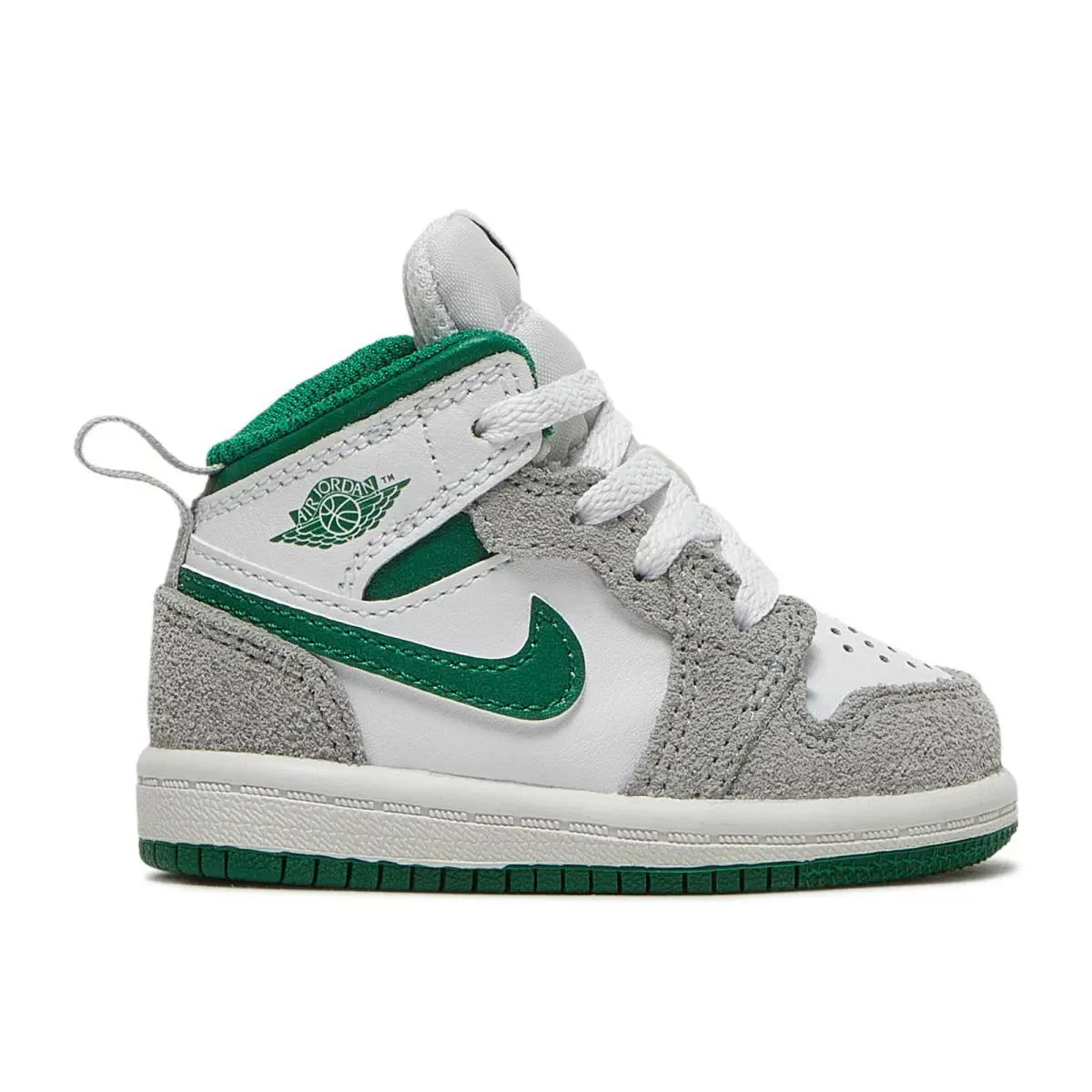 Nike shoes - Jordan 1 - White/Light Smoke Grey/Pine Green 1