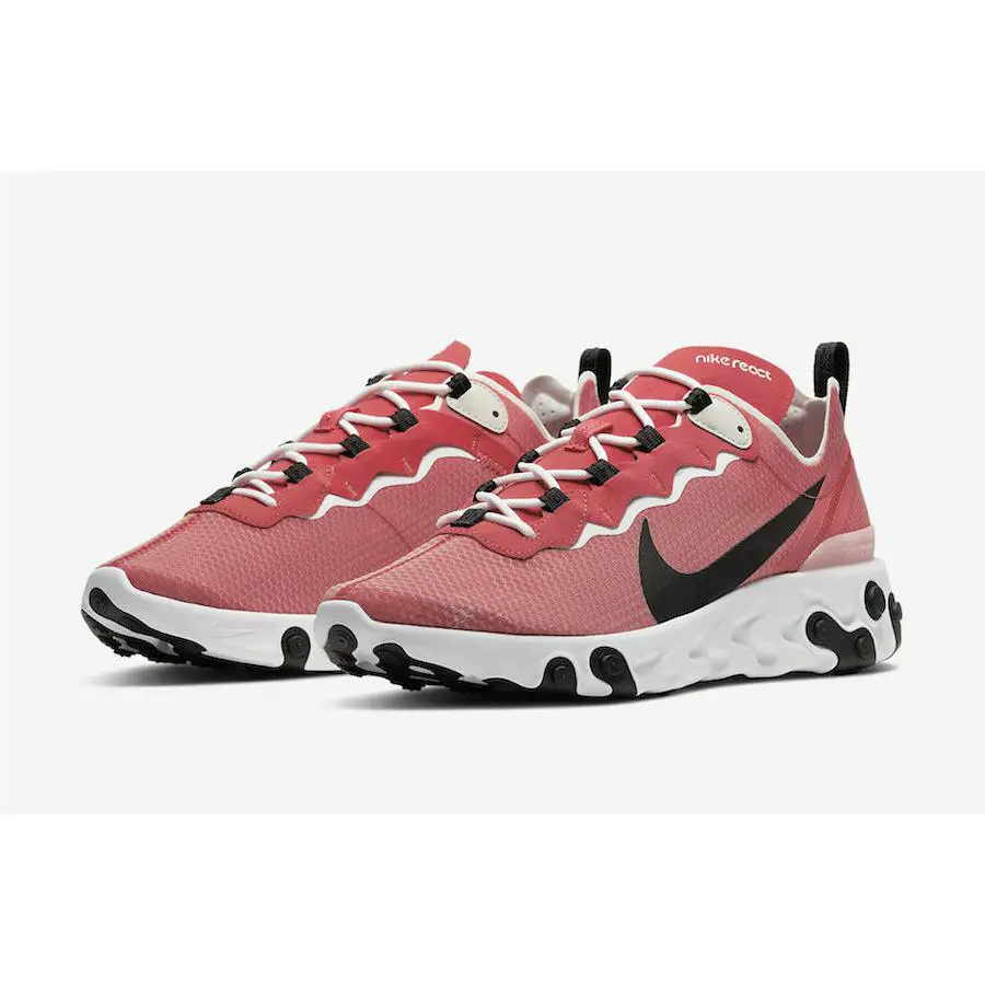 Nike shoes - Nike React Element 55 - React Element - CI3831800 - Ember Glow/Black/White 0
