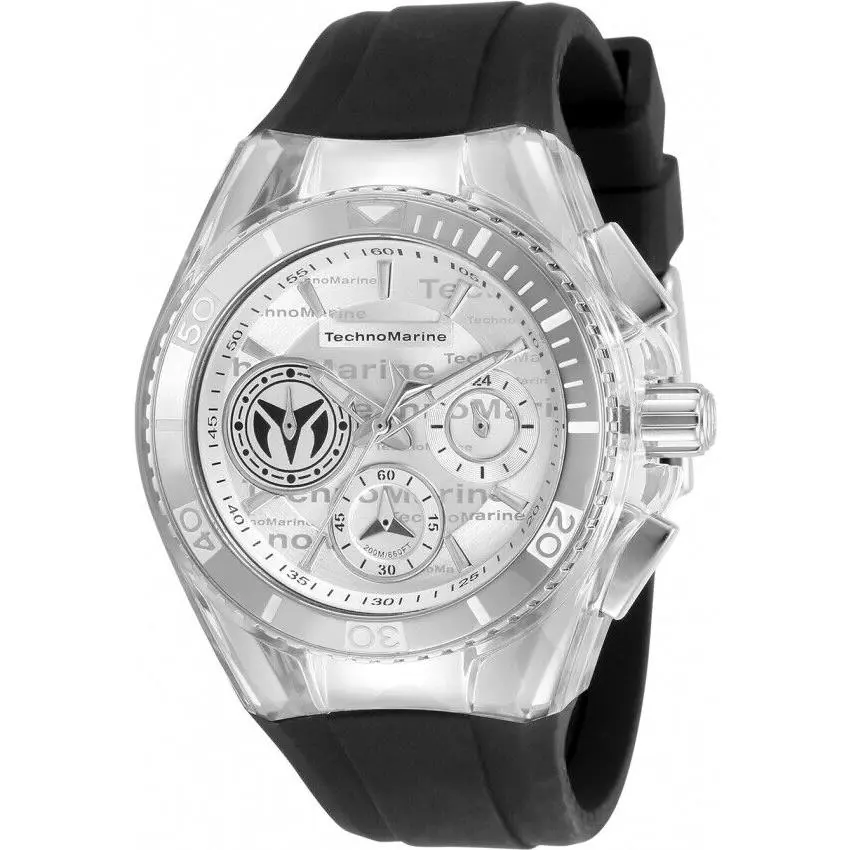 Technomarine Cruise California Women`s 40.5mm Silver Chronograph Watch TM-118131
