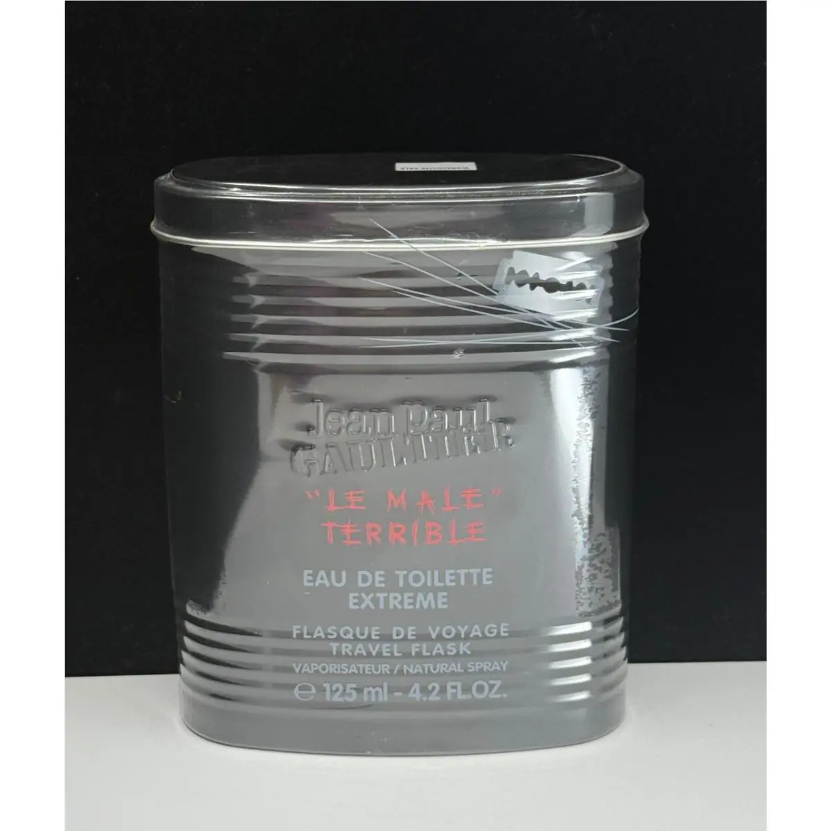Jean Paul Gaultier Le Male Terrible Edt Extreme Spray Travel Flask 4.2 oz