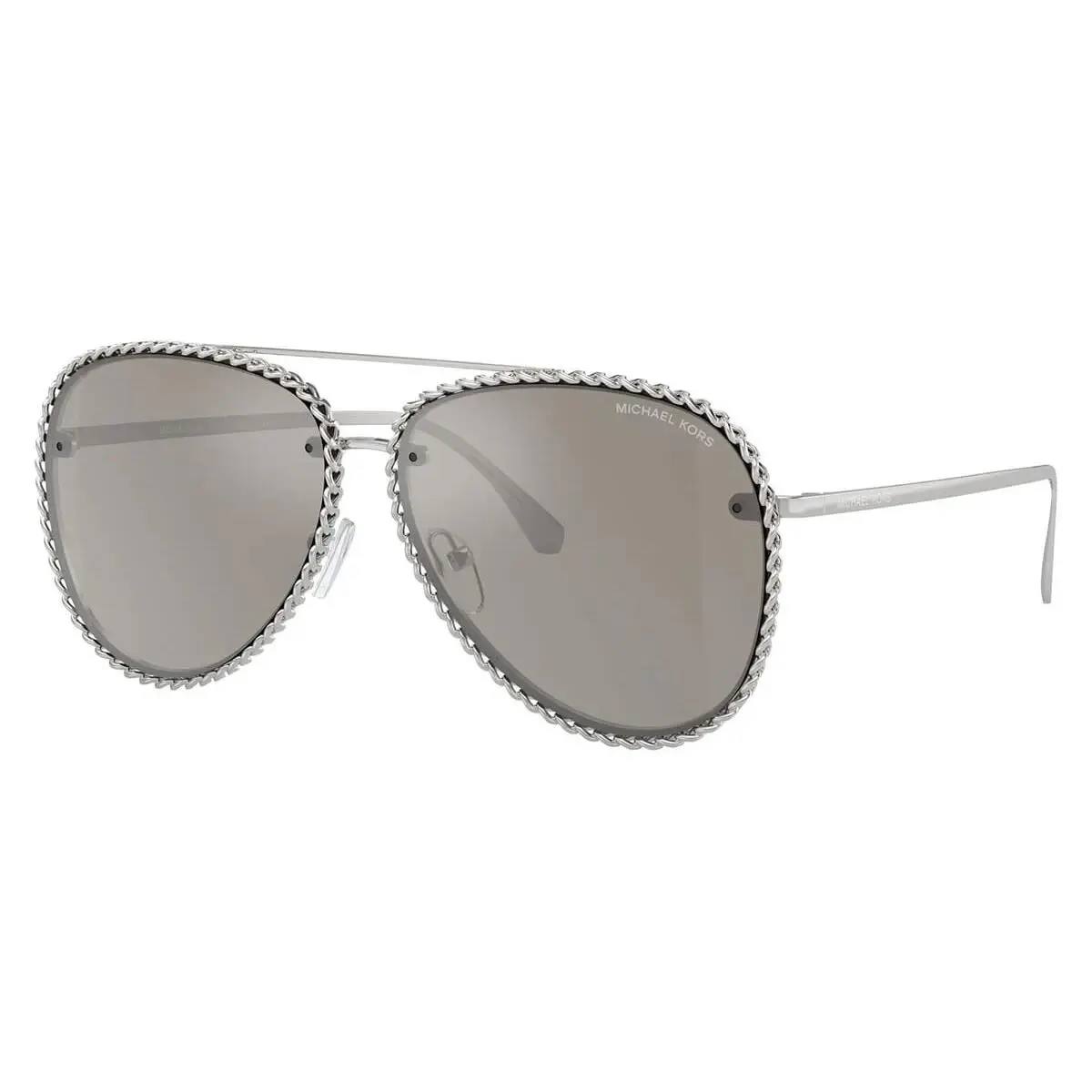 Michael Kors Portofino MK1147 18936G Silver Sunglasses 59mm / /
