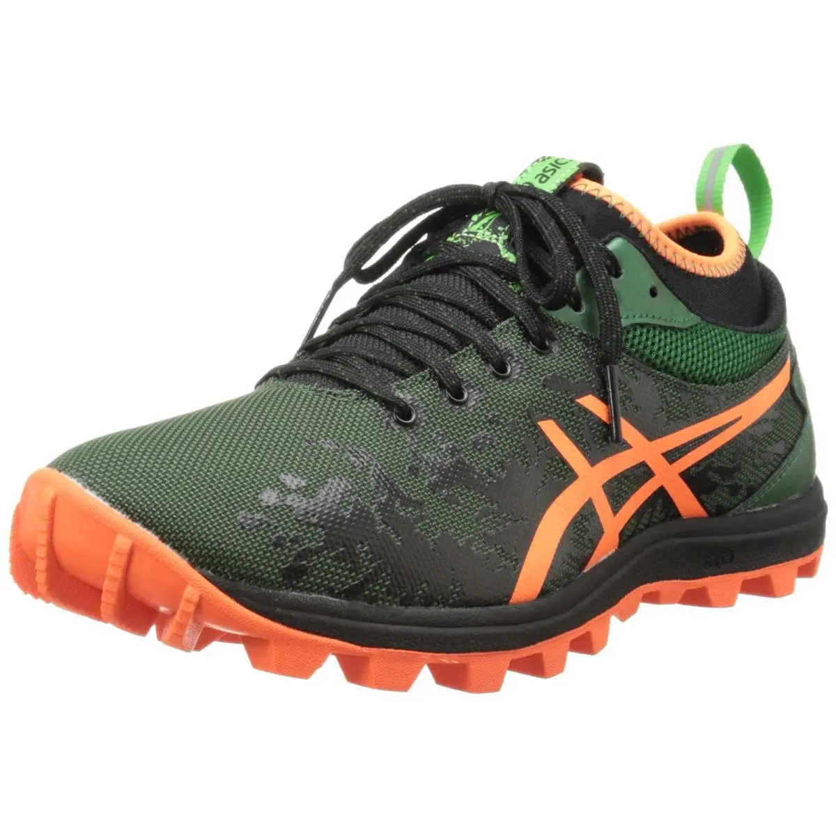 Asics shoes - Gel-FuliRunnegade - T537N-8030 - Dark Green/Flash Orange/Black (UPC: 887749727319) 0