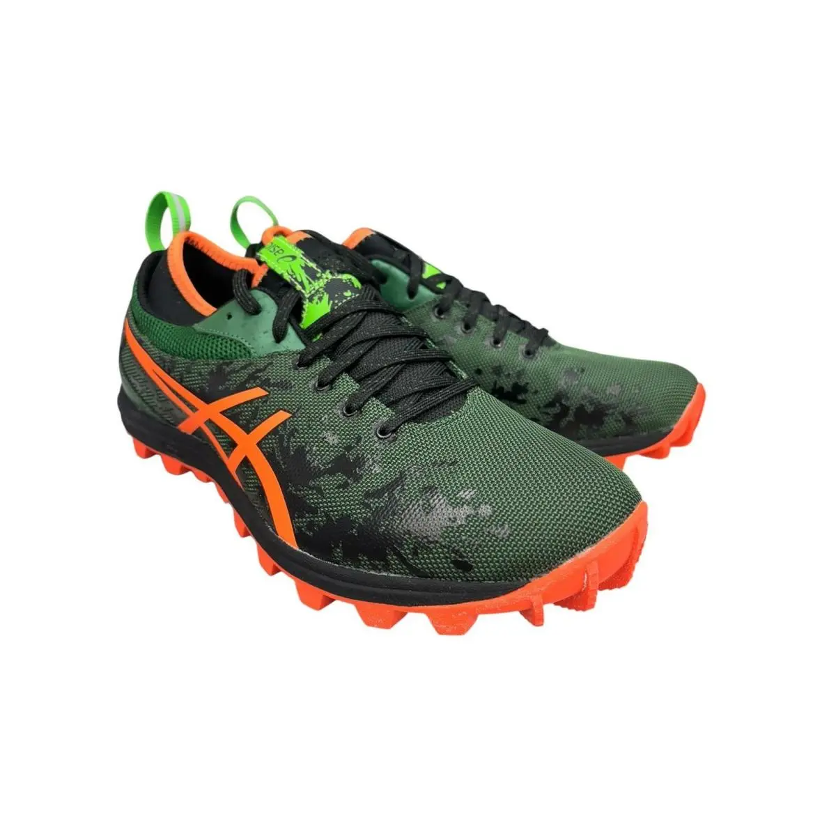 Asics shoes - Gel-FuliRunnegade - T537N-8030 - Dark Green/Flash Orange/Black (UPC: 887749727319) 2