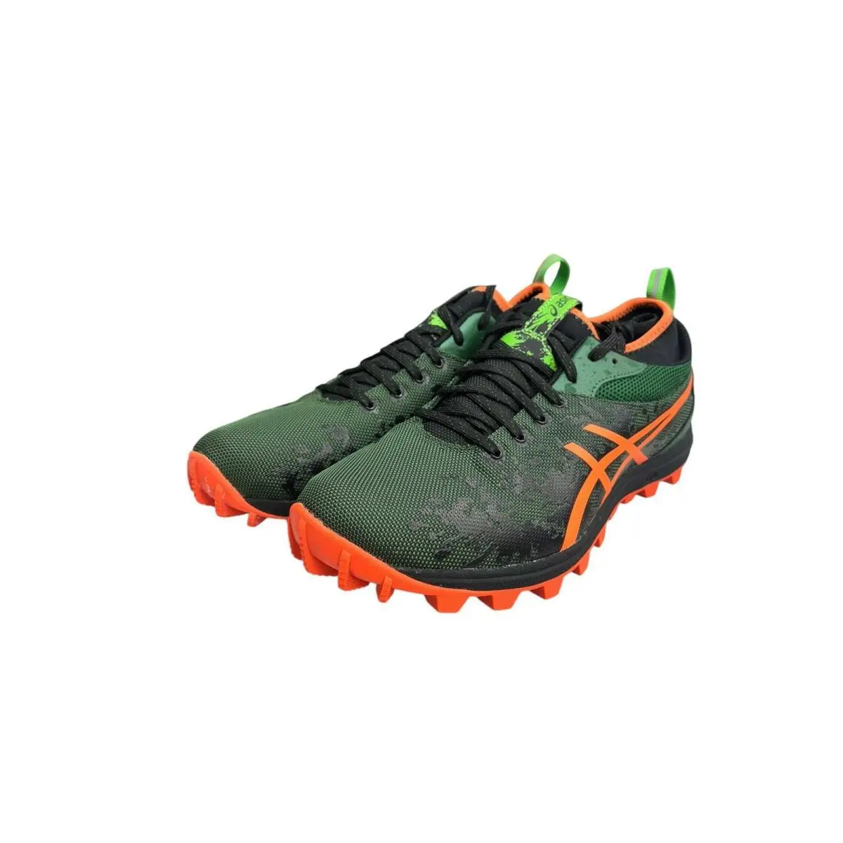 Asics shoes - Gel-FuliRunnegade - T537N-8030 - Dark Green/Flash Orange/Black (UPC: 887749727319) 3