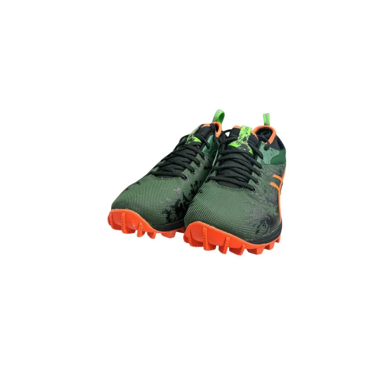 Asics shoes - Gel-FuliRunnegade - T537N-8030 - Dark Green/Flash Orange/Black (UPC: 887749727319) 5