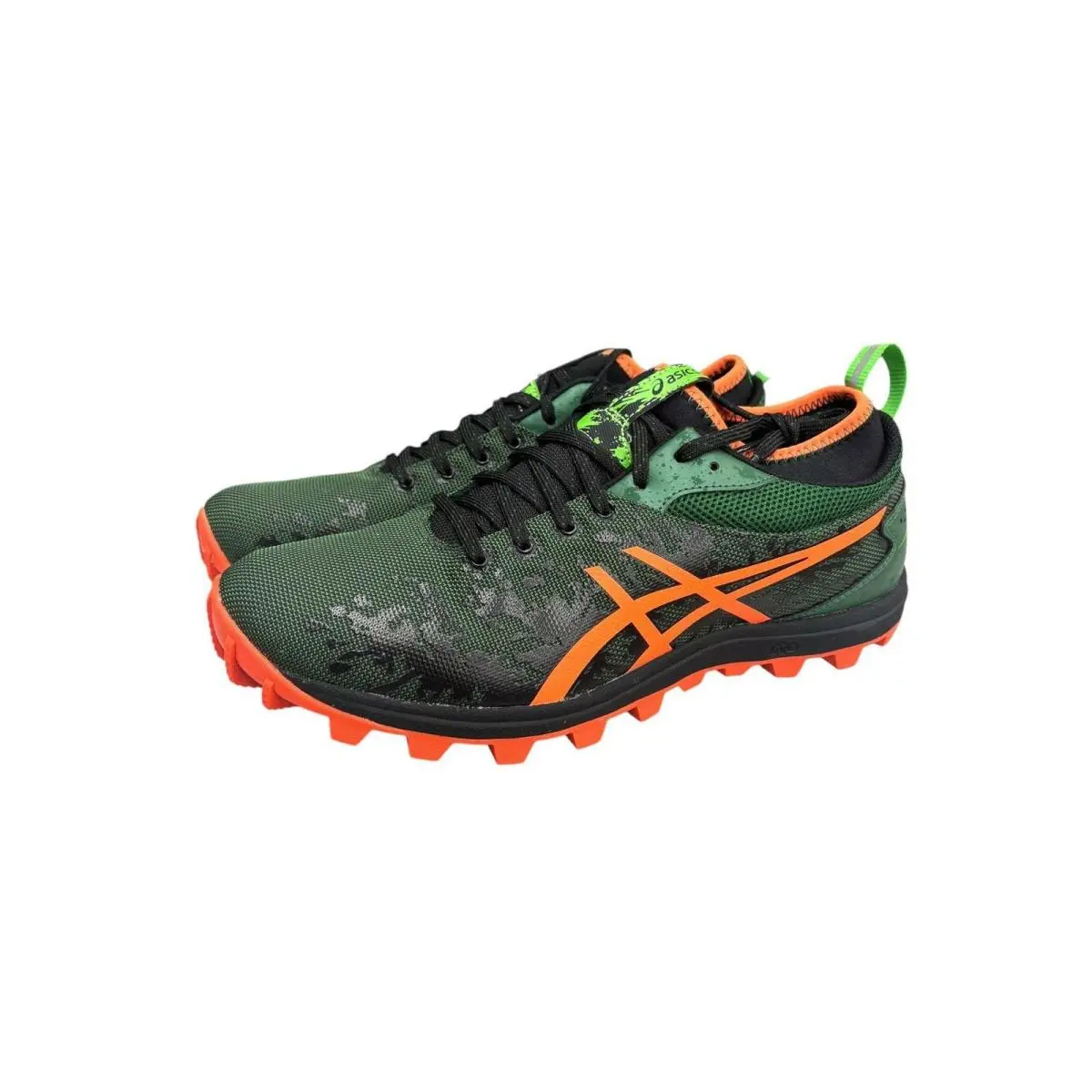 Asics shoes - Gel-FuliRunnegade - T537N-8030 - Dark Green/Flash Orange/Black (UPC: 887749727319) 6