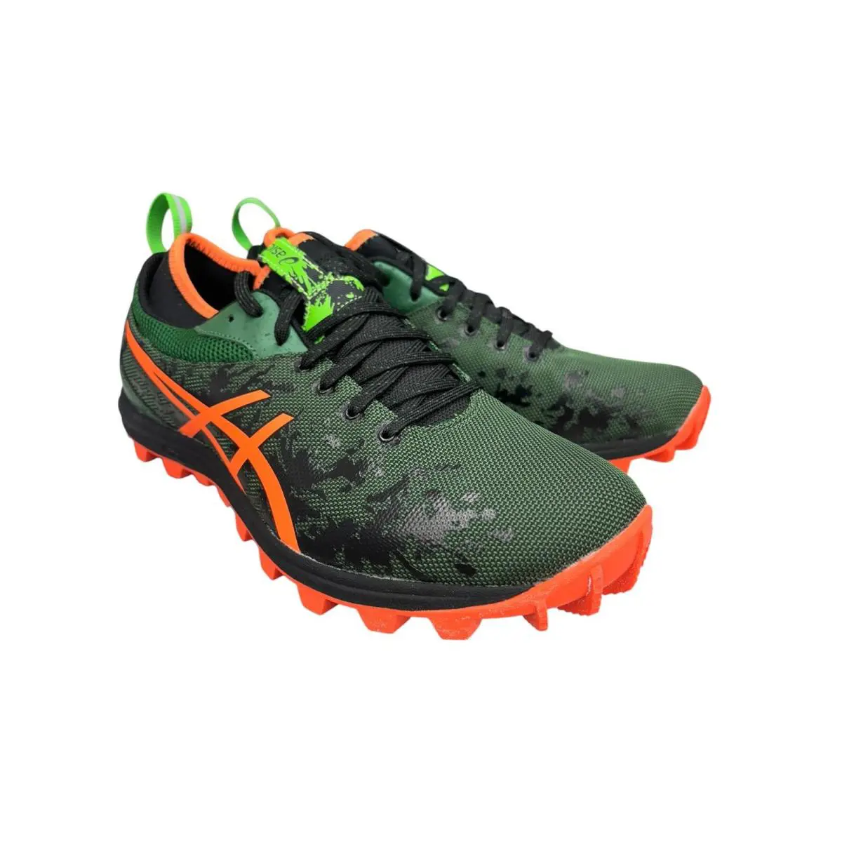 Asics shoes - Gel-FuliRunnegade - T537N-8030 - Dark Green/Flash Orange/Black (UPC: 887749727302) 2