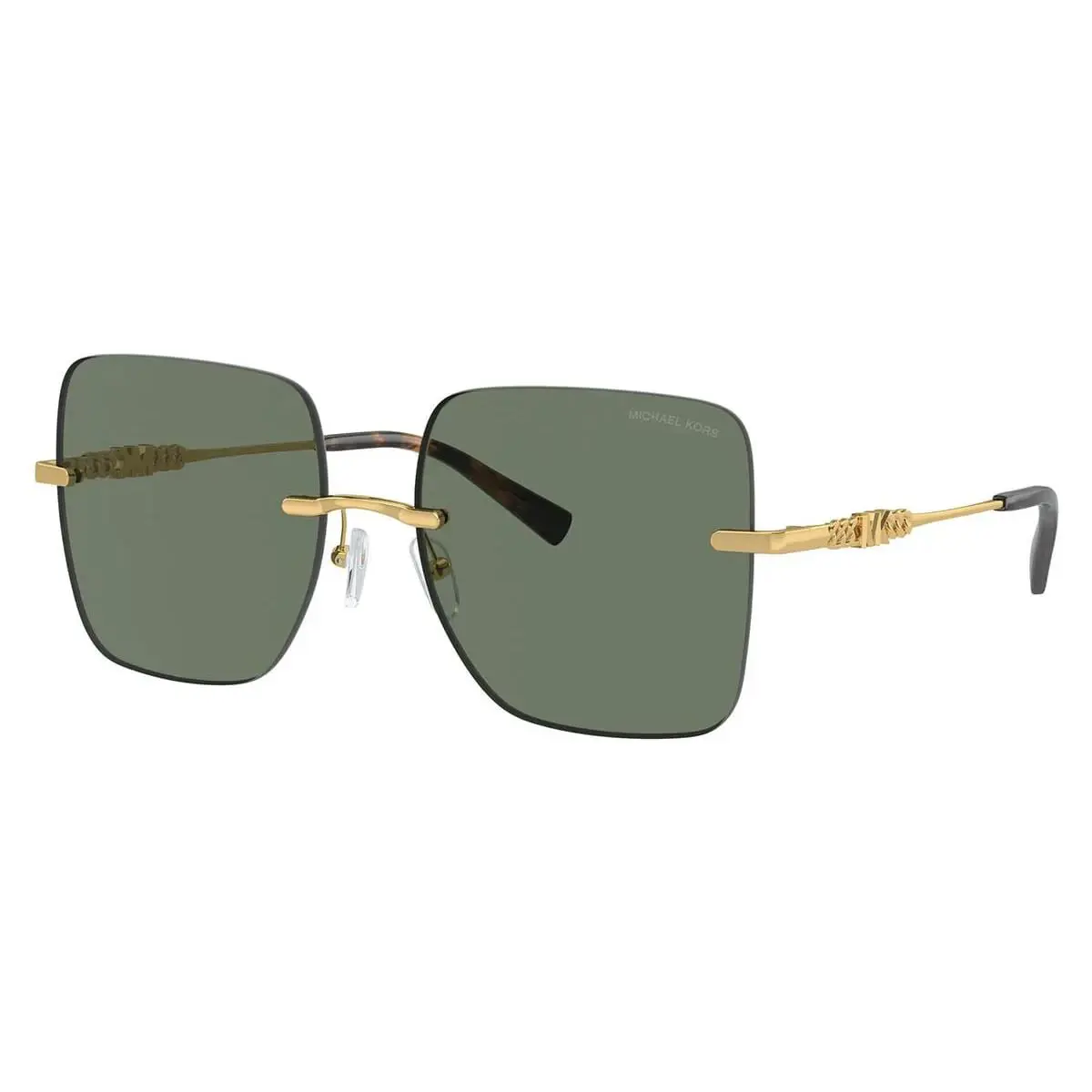 Michael Kors Quebec MK1150 18963H Green-gold Sunglasses 55mm / /