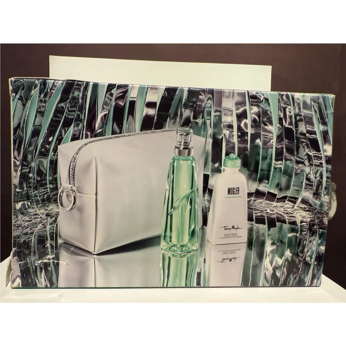 Cologne BY Thierry  3PC Gift Set 3.4 OZ Edt 4.4 OZ S/gel Toiletry Bag by Mugler