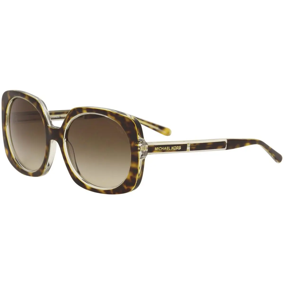 Michael Kors Women`s Ula MK2050 MK/2050 303413 Tortoise Square Sunglasses 55mm