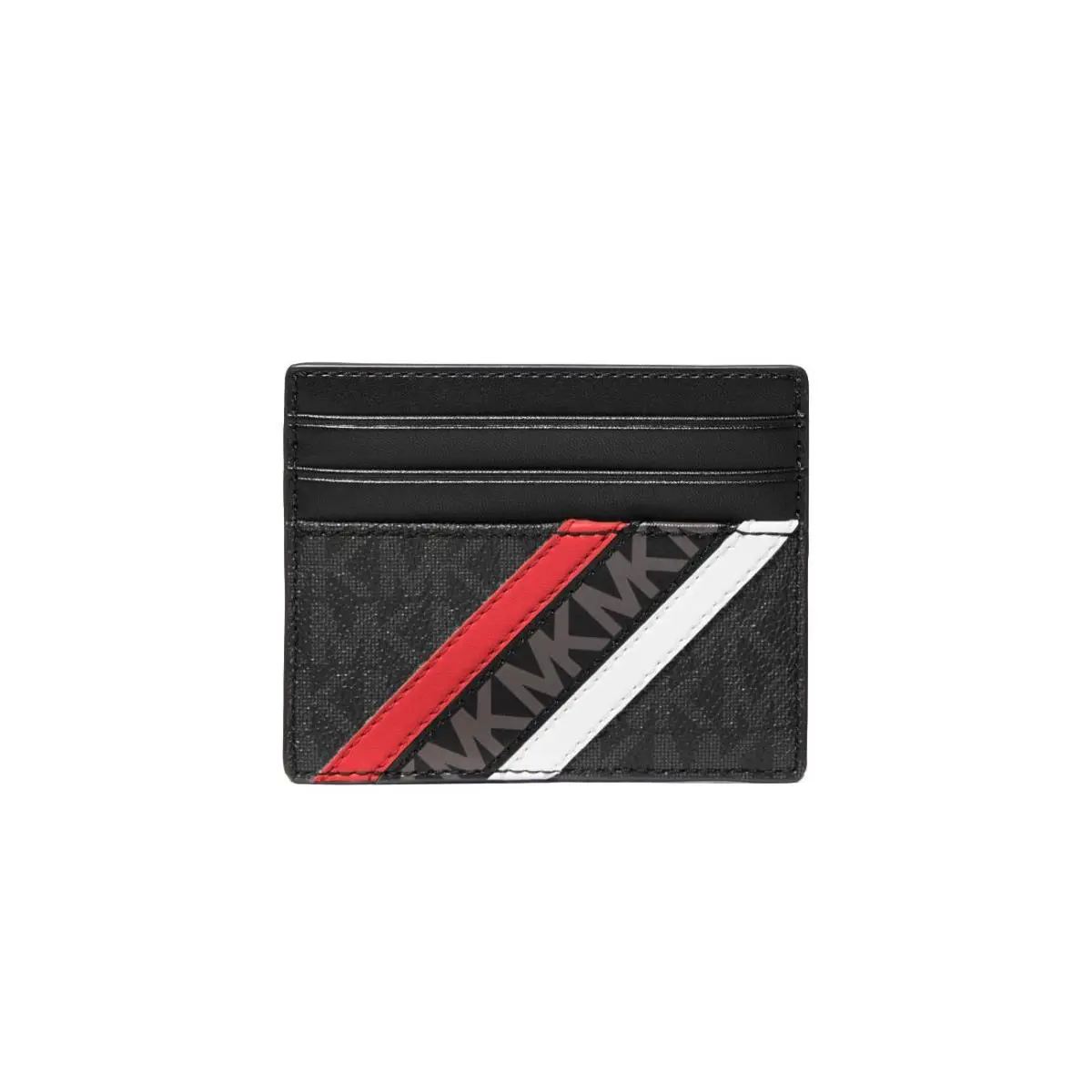 Michael Kors Men`s Cooper Logo Stripe Card Case