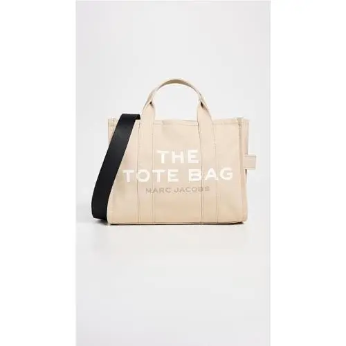 Beige - Marc Jacobs The Woven Medium Tote Bag