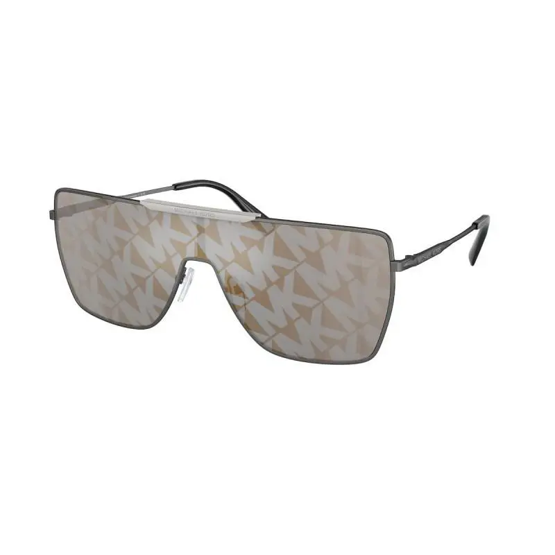 Michael Kors Snowmass MK1152 1002E Silver-brown Sunglasses 42mm /new /authentic