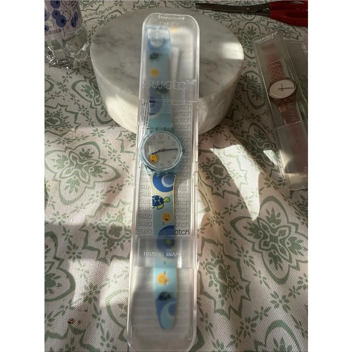 Vintage Swatch Watch Paquita`s Day GV119 Watch Sun Turtles