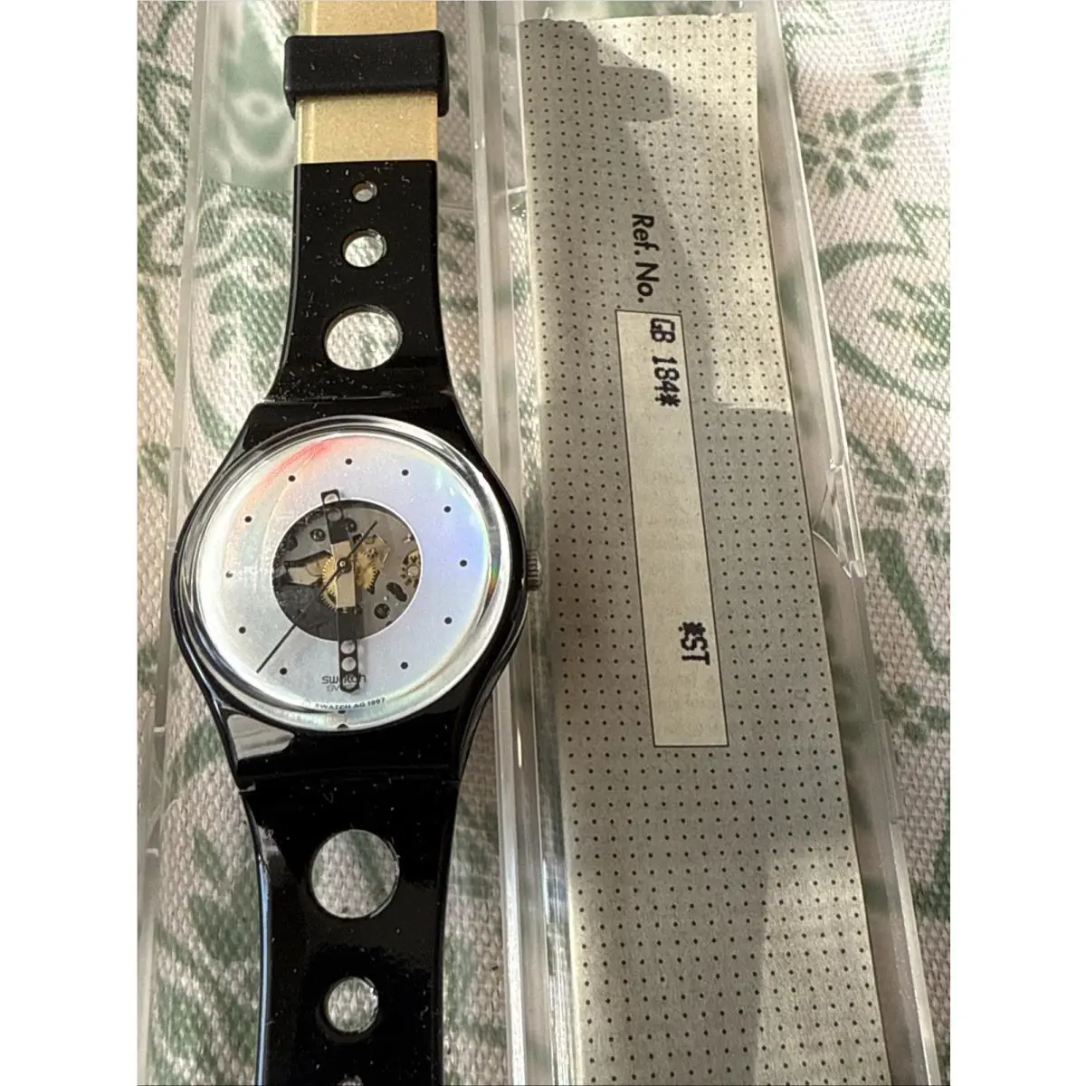 Vintage Swatch Standards 1997 - GB184 - Seppia - with Case