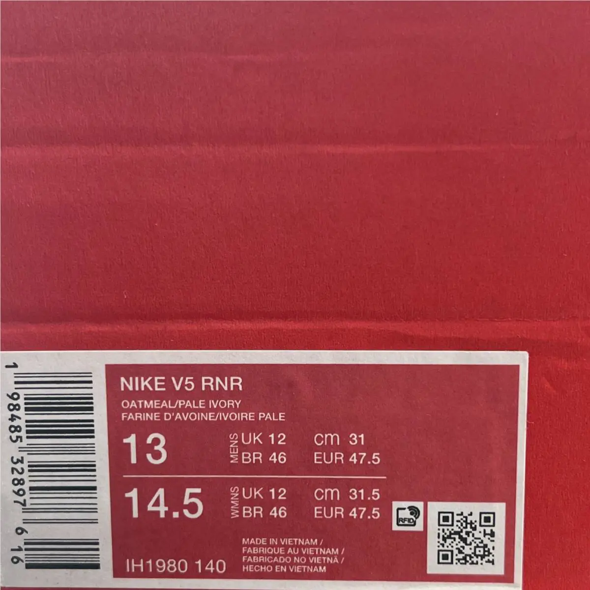 Nike shoes - Nike V5 RNR - RNR - IH1980 140 - Beige (UPC: 198485369160) 5