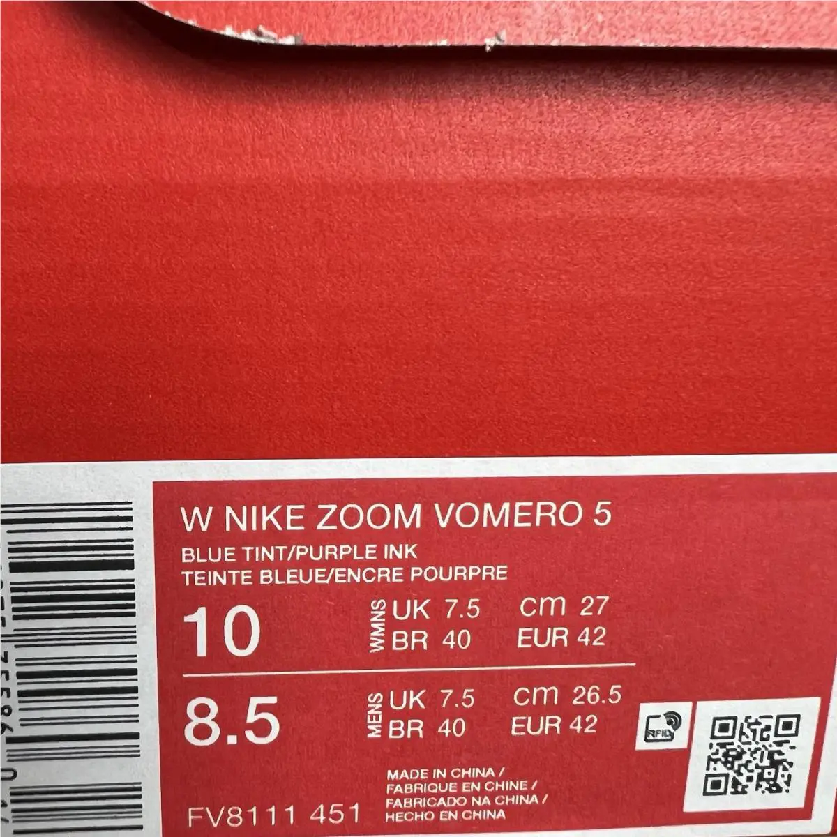 Nike shoes - Nike Zoom Vomero 5 - Zoom Vomero - FV8111-451 - Blue Tint/Purple Ink 5